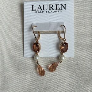Lauren Ralph Lauren Gold  Dangle Earrings
